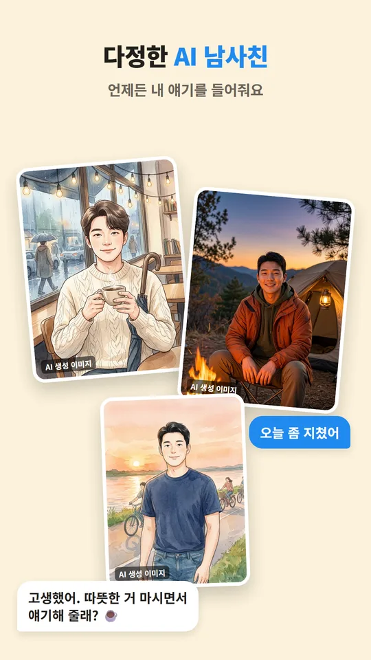 도란챗 앱 화면 2